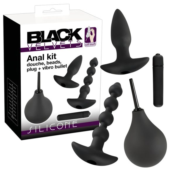 Black Velvet anaalvibraatori komplekt (4 osa)