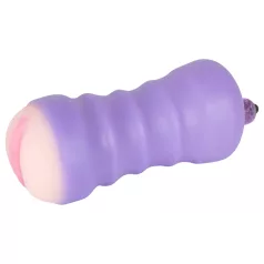   You2Toys - vagina vibraatoriga masturbatsioonilelu - naturaalne/lilla