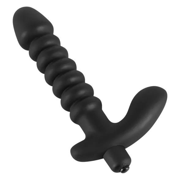 Black Velvets - vibreeriv dildo - sooneline - must, keskmine