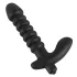 Black Velvets - vibreeriv dildo - sooneline - must, keskmine