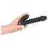 Black Velvets - vibreeriv dildo - sooneline - must, keskmine