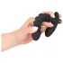 Black Velvets - vibreeriv dildo - sooneline - must, keskmine