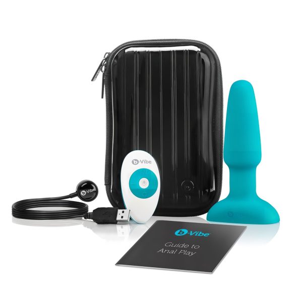 b-Vibe pöörlev pärlivibraator (türkiis)