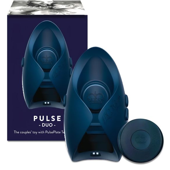Pulse III Duo - laetav masturbaator ja paaride vibraator (hall)