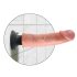 King Cock 9 iminapaga vibraator (23 cm) - naturaalne