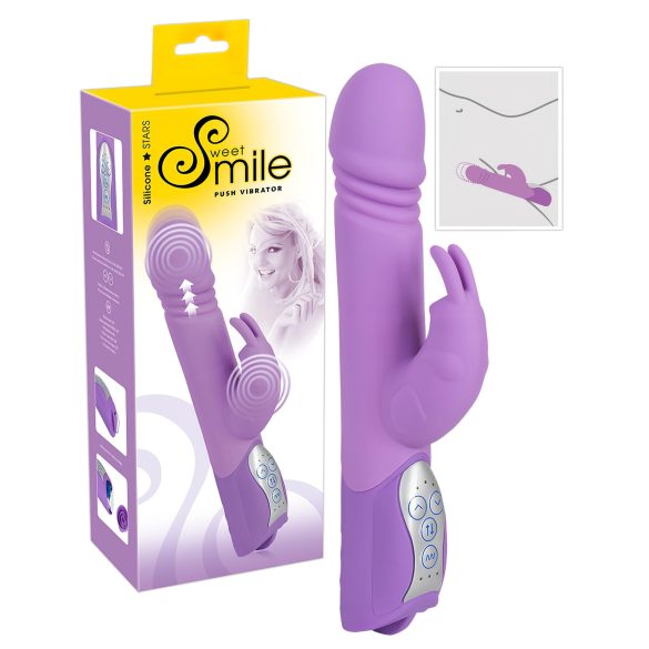 SMILE Push - tõuklev kliitori vibreerija (lilla)