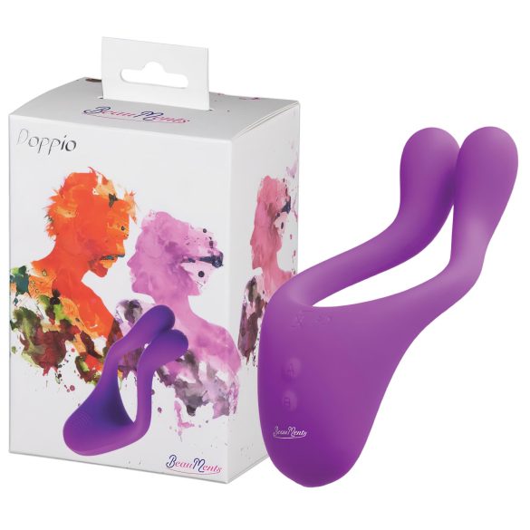 BeauMents Doppio - laetav 3 mootori paarivibraator (lilla)