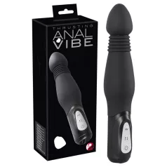 You2Toys - anaalseks vibraator - tõukav funktsioon - must