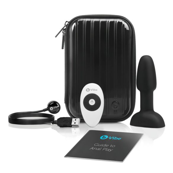 b-Vibe pöörlev pärlivibraator (must)