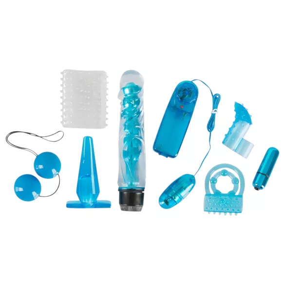 You2Toys - vibraatorikomplekt 8-osaline - sinine