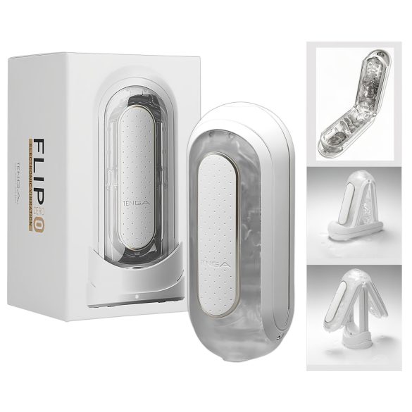 TENGA Flip Zero - vibreeriv masturbaator (valge)