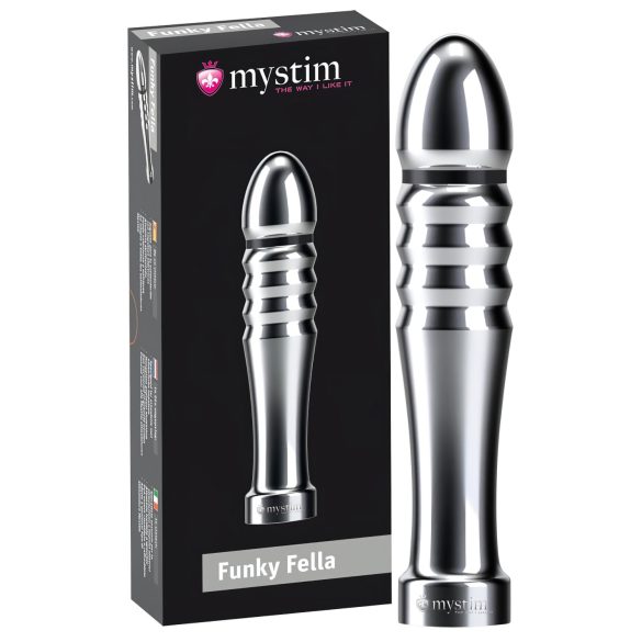 mystim Funky Fella - ribastatud elektro dildo