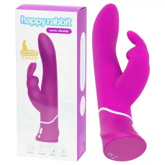   Happyrabbit Curve - veekindel jänkukõrva vibreerija - lilla