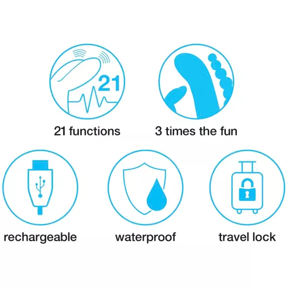 Happyrabbit Triple - vibraator klitori ja anaalse stimulatsiooniga