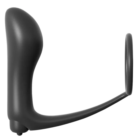 Pipedream - Analfantasy - sõrme anaalvibraator peeniserõngaga (must)
