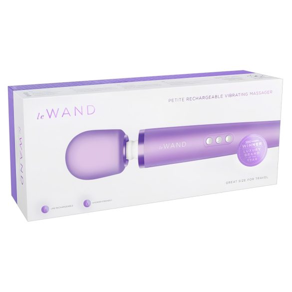 Le Wand Petite - eksklusiivne, akutoitel massaaživibraator (lilla)
