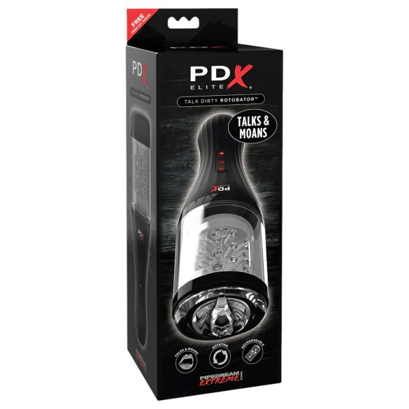 PDX Elite Rotobator - kunsttupp (läbipaistev-must)