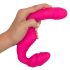 Double2Teaser - kinnitustevaba dildo (roosa)