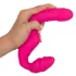 You2Toys - Double2Teaser - kinnitatav vibraator ilma rihmadeta (roosa)