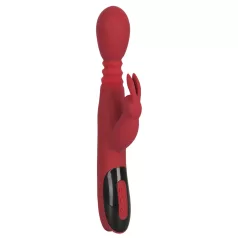   You2Toys Massager - tõukav‑pöörlev, soojendusega G-punkti vibraator (punane)