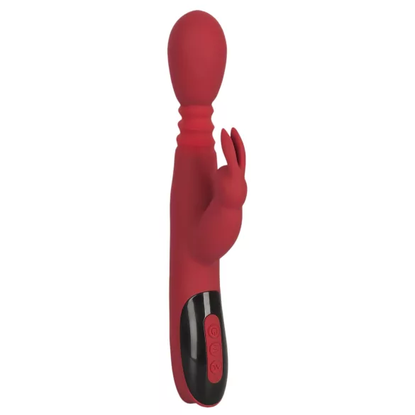 You2Toys Massager - tõukav‑pöörlev, soojendusega G-punkti vibraator (punane)