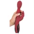 You2Toys Massager - tõukav‑pöörlev, soojendusega G-punkti vibraator (punane)