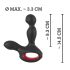 You2Toys Massager - pöörlev ja soojendav eesnäärmevibraator (must)