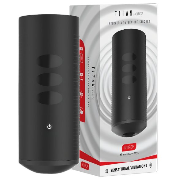 Kiiroo Titan Experience - aku interaktiivne masturbaator (must)