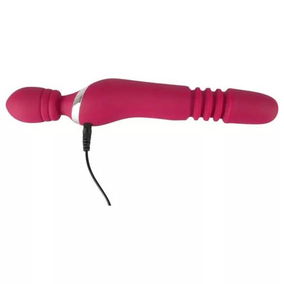Javida Thrusting - 3in1 masseeriv vibraator (punane)