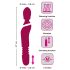 Javida Thrusting - 3in1 masseeriv vibraator (punane)