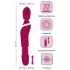 Javida Thrusting - 3in1 masseeriv vibraator (punane)