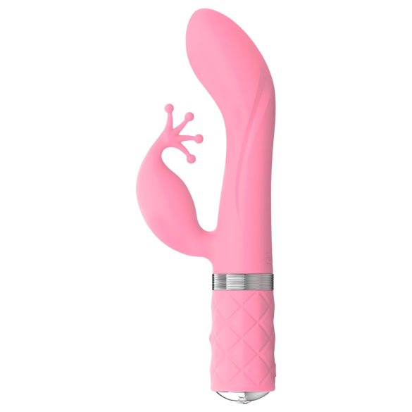 Pillow Talk Kinky - akuga, 2 mootoriga G-punkti vibraator (roosa)