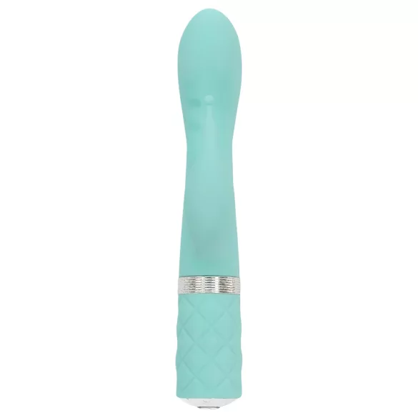 Pillow Talk Kinky - akuga, 2-mootoriga G-punkti vibraator (türkiissinine)
