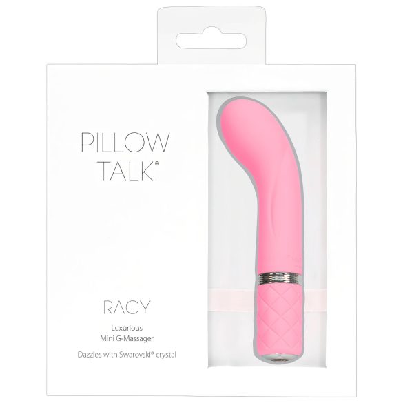 Pillow Talk Racy - laetav, kitsas G-punkti vibraator (roosa)