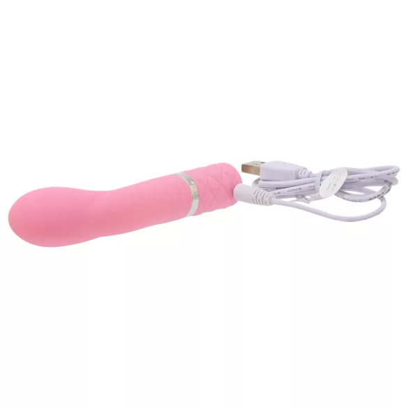 Pillow Talk Racy - akuga kitsas G-punkti vibraator (roosa)