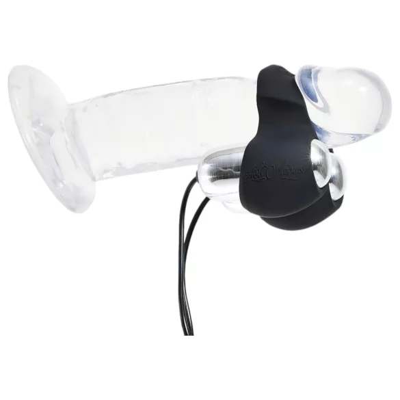 HOT Octopuss JETT - peenise pea vibraator - 2 mootorit - must