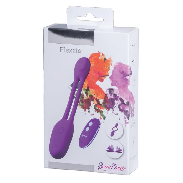 BeauMents Flexxio - 2 mootoriga paarivibraator (lilla)
