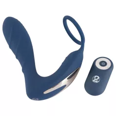   You2Toys - eesnäärme vibraator anaalile peeniserõngaga - sinine