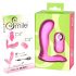 SMILE G-Spot Panty - akuga, juhtmeta strap-on vibraator (roosa)