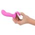 SMILE G-Spot Panty - akuga, juhtmeta strap-on vibraator (roosa)
