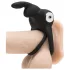 Happyrabbit - vibro peenise- ja munandite rõngas - veekindel, laetav, must