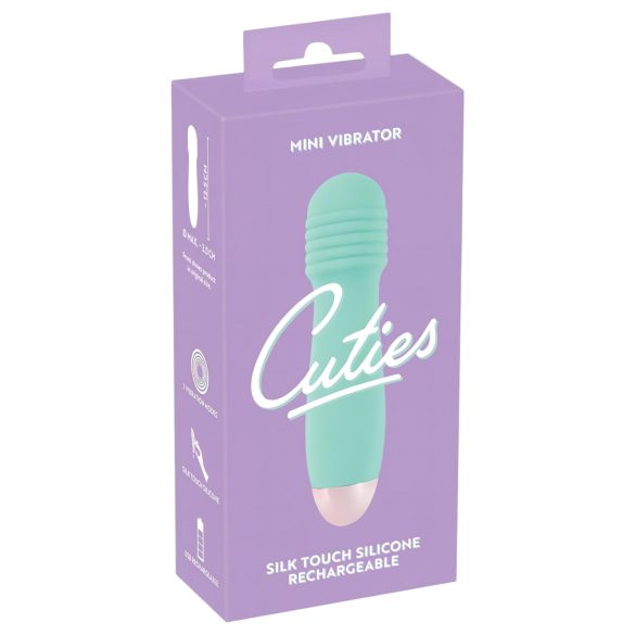 Cuties Mini Wand - akutoitega mini massaaživibraator (roheline)