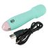 Cuties Mini Wand - laetav mini vibraator (roheline)