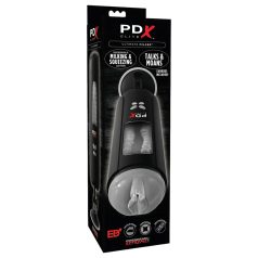   PDX Ultimate Milker - imev imitatsioon - vibratsiooniga masturbaator (must)