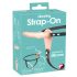 You2Toys - Strap-On - aku, kinnitatav vibraator (naturaalne)