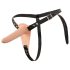 You2Toys - Strap-On - aku, kinnitatav vibraator (naturaalne)