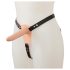 You2Toys - Strap-On - aku, kinnitatav vibraator (naturaalne)