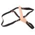 You2Toys - Strap-On - aku, kinnitatav vibraator (naturaalne)