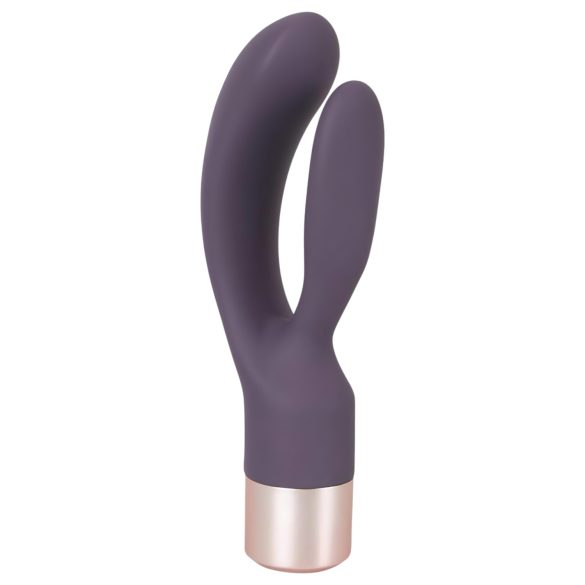 You2Toys Elegantne Duo - laetav vibraator kliitori haruga (lilla)
