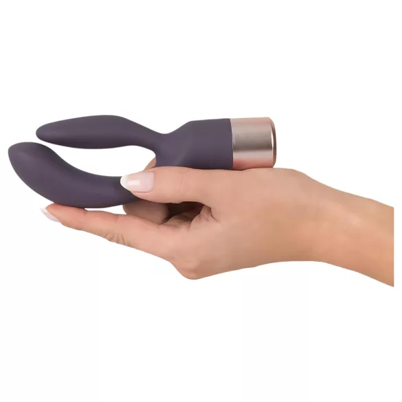 You2Toys Elegant Double - vibreeriv jänkuvibraator - akuga - lilla